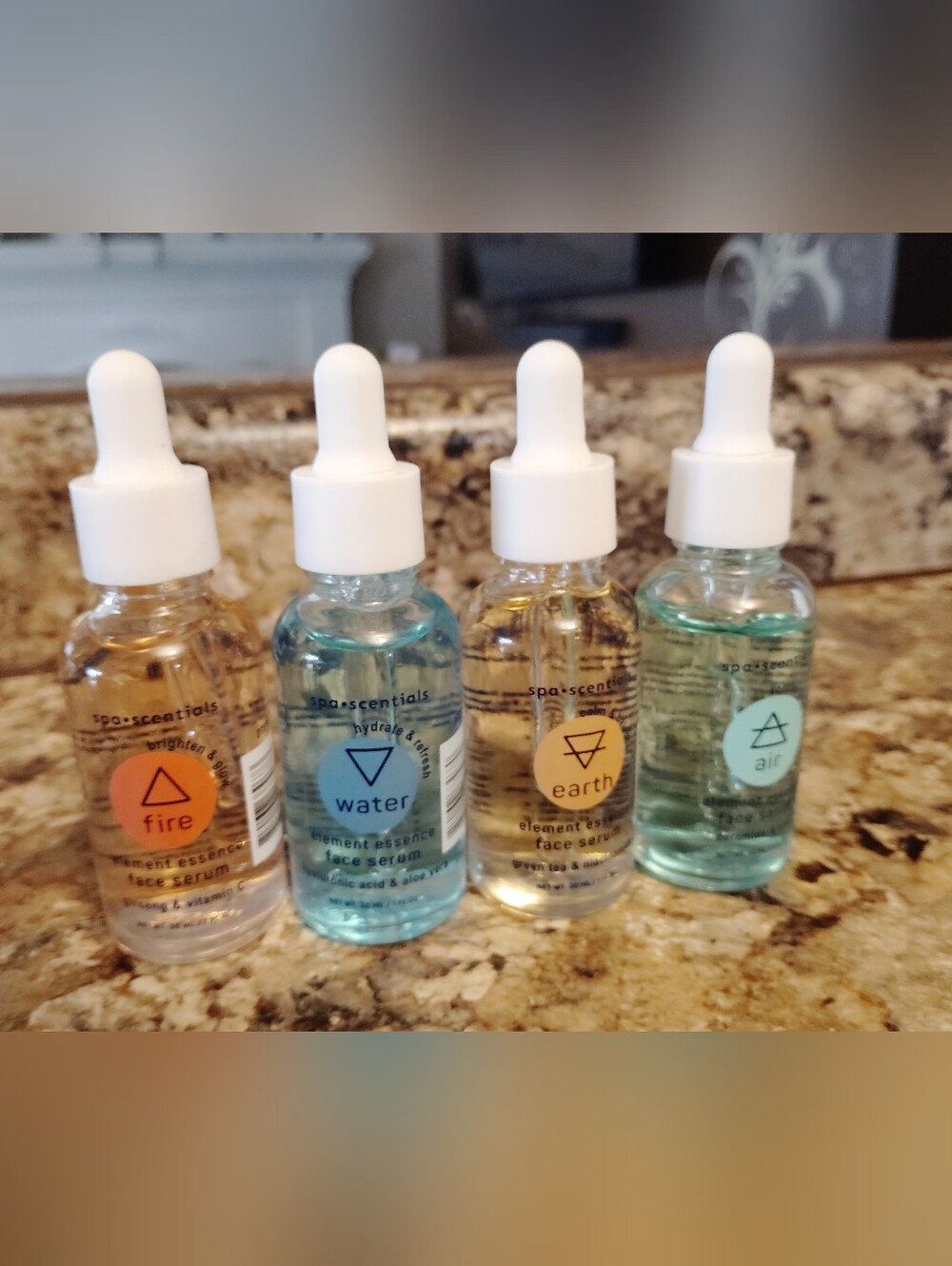 Fire water Earth and Air hydrating facial serum. Set of four $15 - Picture 5 of 5
